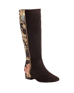 Comfortview The Emerald Wide Calf Boot - Brown