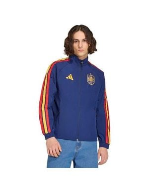 adidas Spain National Team 2026 Home Full-Zip Game Day Anthem Jacket - Blue