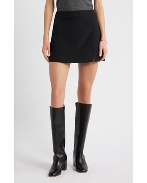 Open Edit The Icon A-Line Miniskirt - Black