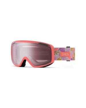 Smith Rally Cylindrical Carbonic-X Small Frame Snow Goggles - Pink