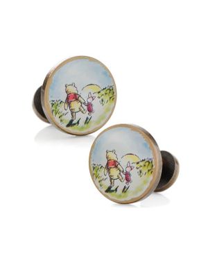 Cufflinks Inc. Winnie The Pooh & Piglet Cuff Links - Blue