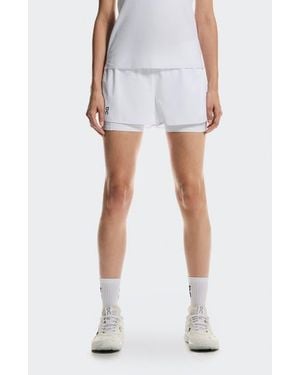 On Shoes Court 3-Inch 2-In-1 Shorts - White