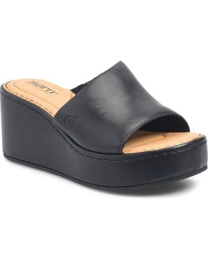 Børn Shilo Platform Wedge Sandal - Gray