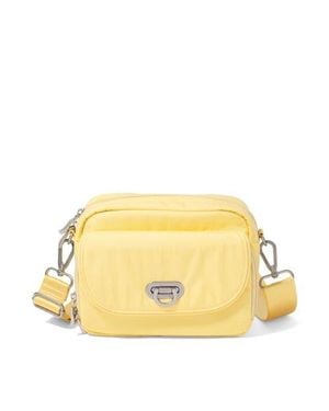 Baggallini Coastal Flip Lock Camera Bag Crossbody - Yellow