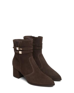 Nero Giardini Block Heel Bootie - Brown