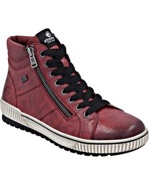 Remonte Maditta 72 High Top Sneaker - Red