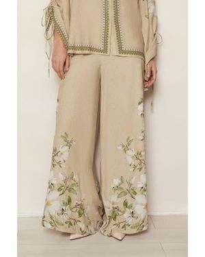 Raishma Hilda Biscuit Pants - Natural