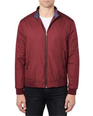 Con.struct Solid Padded Hybrid Jacket - Red