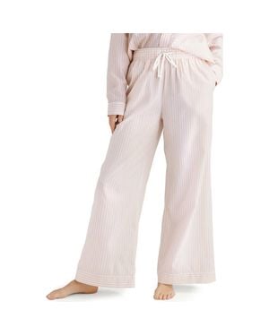 Tommy John Stripe High Waist Woven Sleep Pants - Pink