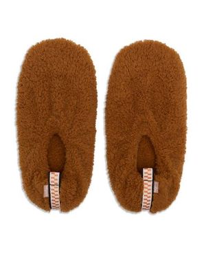 feel good Aurora Slipper Socks - Brown