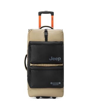 Jeep Js006B 27 Inch Two Wheel Rolling Travel Duffle Bag - Black