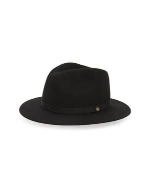 Brixton Messer Packable Wool Fedora - Black