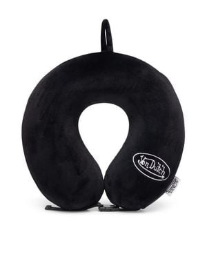 Von Dutch Classic Memory Foam Travel Neck Pillow - Black