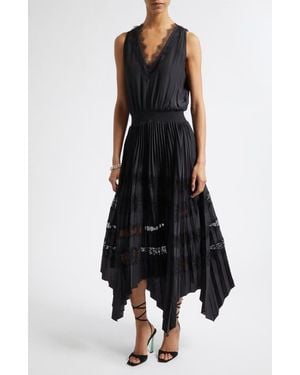 Ramy Brook Roselyn Handkerchief Dress - Black