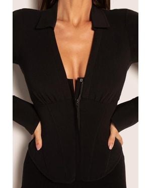 TA3 Shaping Long Sleeve Top - Black