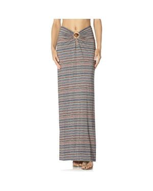 AFRM Carr Maxi Skirt - Gray