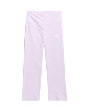 adidas Kids' Rib Kick Flare Pants - Purple