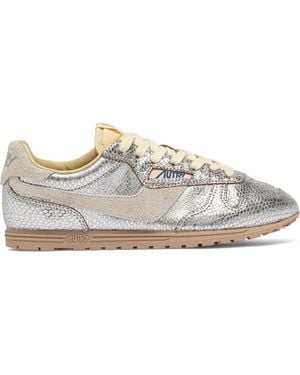 Autry Windspin Low Leather Sneaker - White