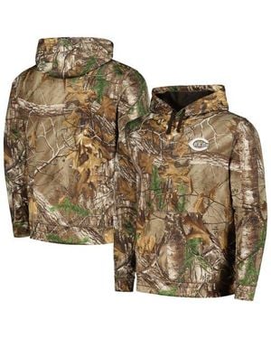 Dunbrooke Cincinnati Reds Champion Realtree Pullover Hoodie - Metallic