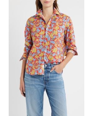 Frank & Eileen Eileen Relaxed Button-Up Shirt - Blue