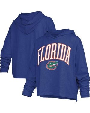 Pressbox Florida Gators Nelson Arch Over Logo Long Sleeve Hooded Slub T-Shirt - Blue