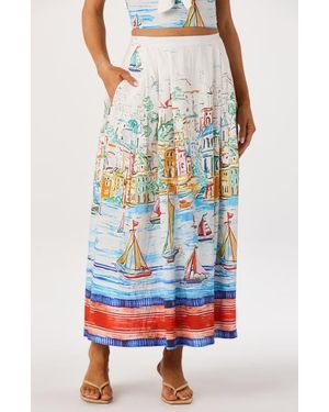 Astr Wendy Maxi Skirt - Red