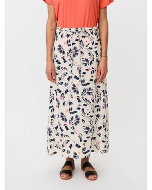 Masai Masolenith Floral Maxi Skirt - White
