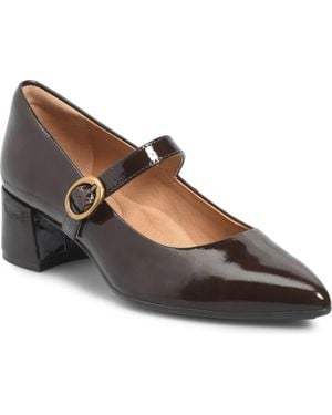Söfft Stacy Pointed Toe Mary Jane Pump - Black