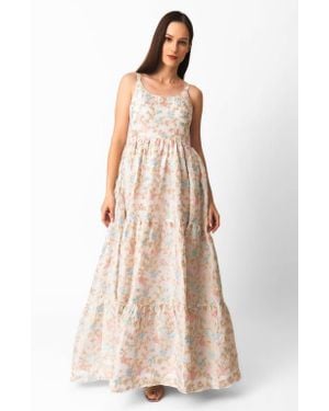 Ras Tierney Tiered Floral Dress - Natural