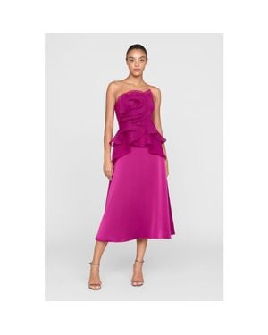 THEIA Victoria Draped Rose Cocktail - Pink