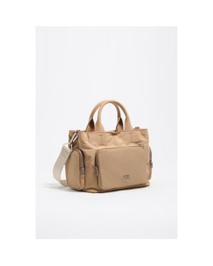 Bimba Y Lola Nylon Pocket Bag - Natural