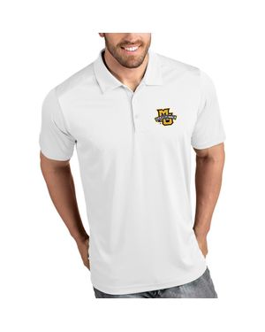 Antigua Marquette Golden Eagles Tribute Polo - White