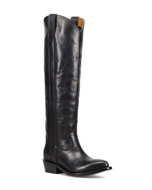 Frye Billy Softy Tall Western Boot - Black