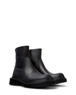 Camper Pix Berlin Leather Ankle Boot - Black