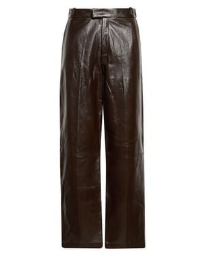 Arma Cami Straight Leg Lambskin Leather Pants - Multicolor