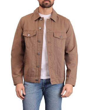 Bagatelle Denim Trucker Jacket - Brown
