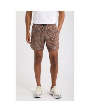 Legends Luka Paisley Shorts - Gray