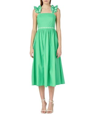 English Factory Fall Printed Midi Dress | Lyst