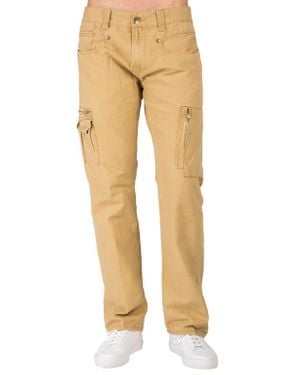 Level 7 Cargo Jeans - Natural