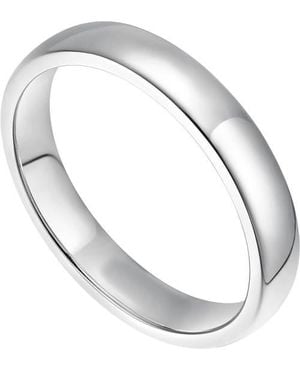 Donatello Gian Sterling 3Mm Wedding Band Ring - White