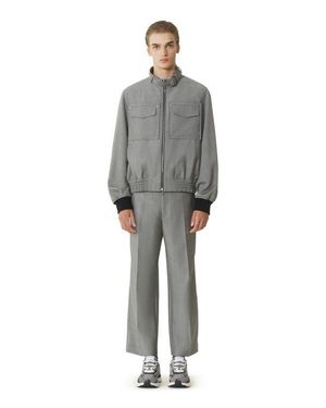 Lanvin Mohair Wool Jacket - Gray