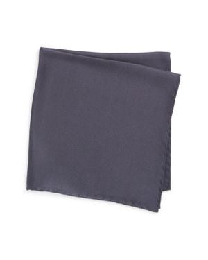 Thom Sweeney Silk Pocket Square - Blue