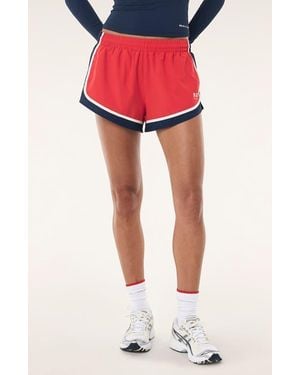 P.E Nation Stride Active Shorts - Red