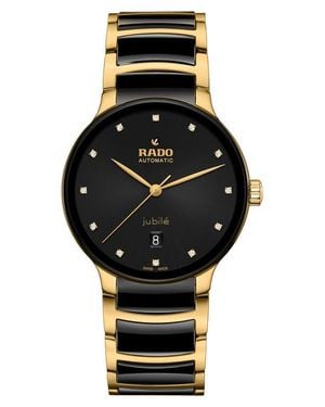 Rado Centrix Superjubilé Diamond Bracelet Watch, 39.5Mm - Black
