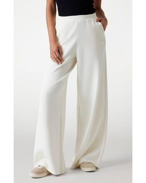 Guess Olympe Wide Leg Pants - White
