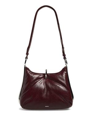 Rabanne Leather Shoulder Bag - Purple