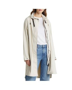 Ilse Jacobsen Hooded Raincoat - Blue