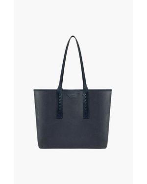 Aviteur Newport Supple Canvas Water-Resistant Tote Bag - Blue