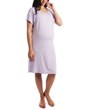 Everly Grey Rosa Maternity/Nursing Hospital Gown - Red