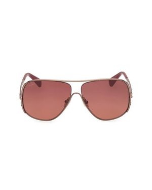 Max Mara 60Mm Pilot Sunglasses - Pink